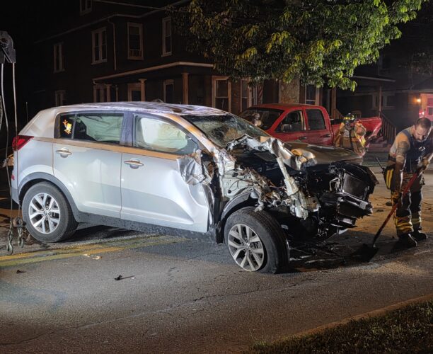 Heavy damage in South Williamsport crash